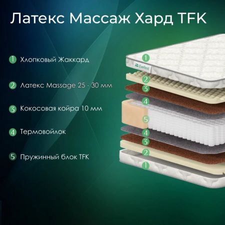 Матрас EveRest Латекс Массаж Хард TFK (Латекс&nbsp;Массаж&nbsp;Хард&nbsp;ТФК)
