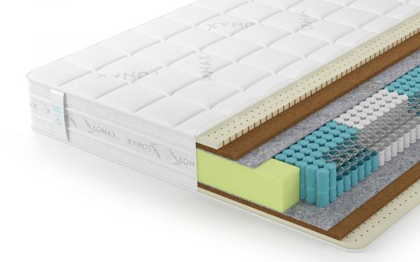 Матрас Lonax Medium Hard S1000 5 зон (Медиум&nbsp;Хард&nbsp;S1000&nbsp;5&nbsp;зон)